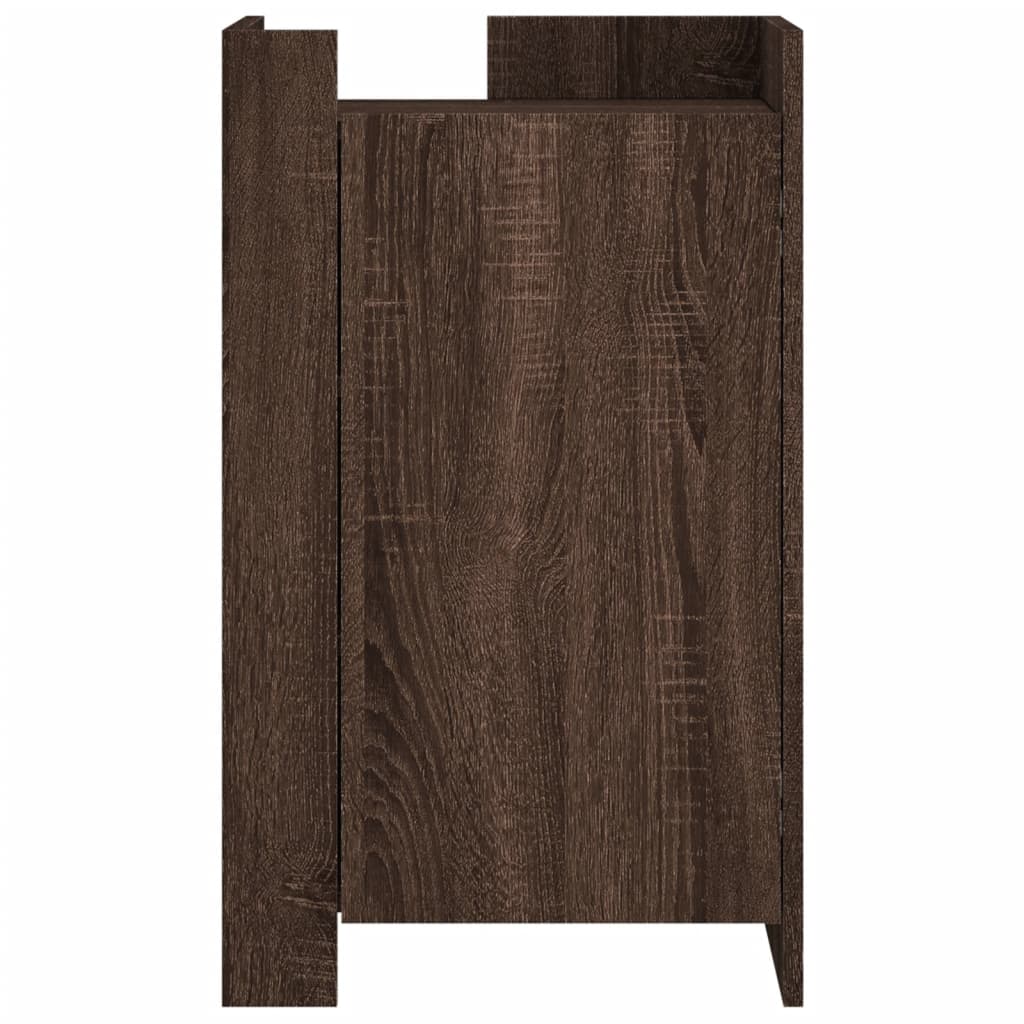 vidaXL Dulap, stejar maro, 45x35x75 cm, lemn prelucrat