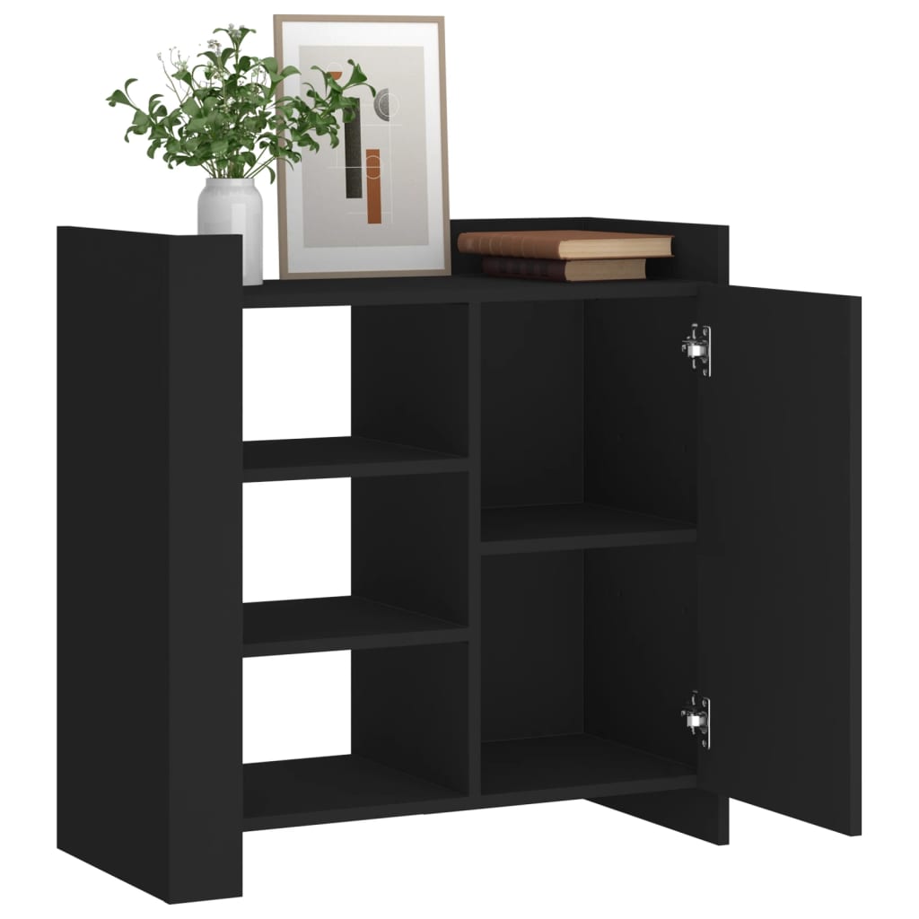 vidaXL Dulap, negru, 73,5x35x75 cm, lemn prelucrat