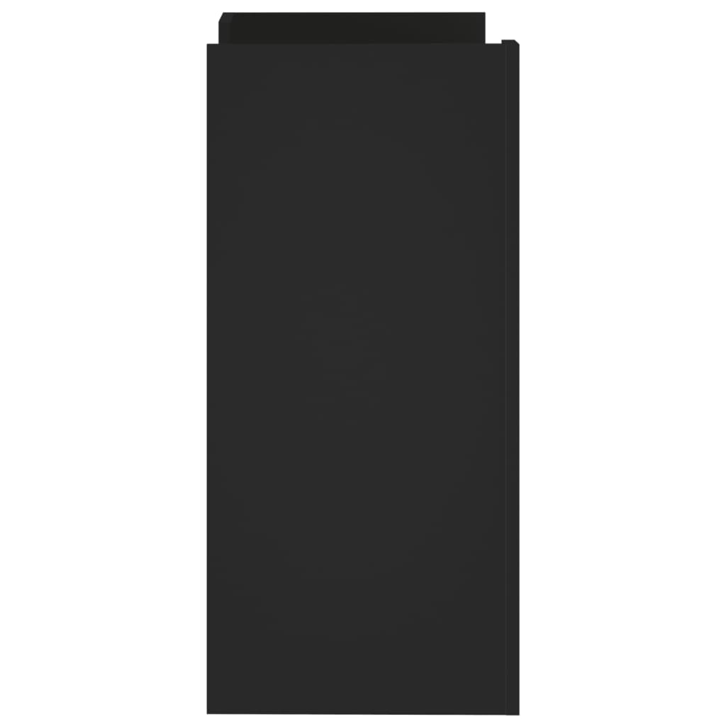 vidaXL Dulap, negru, 73,5x35x75 cm, lemn prelucrat