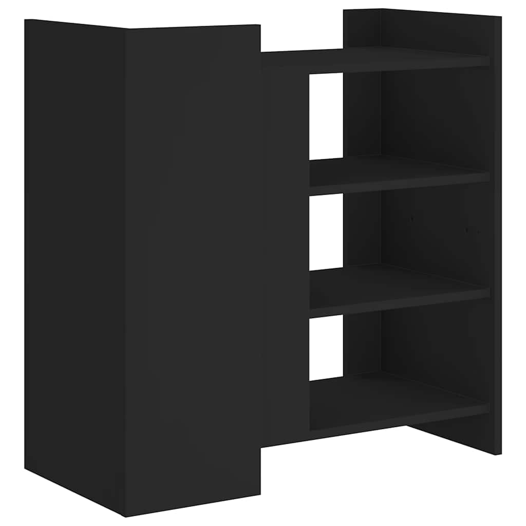 vidaXL Dulap, negru, 73,5x35x75 cm, lemn prelucrat