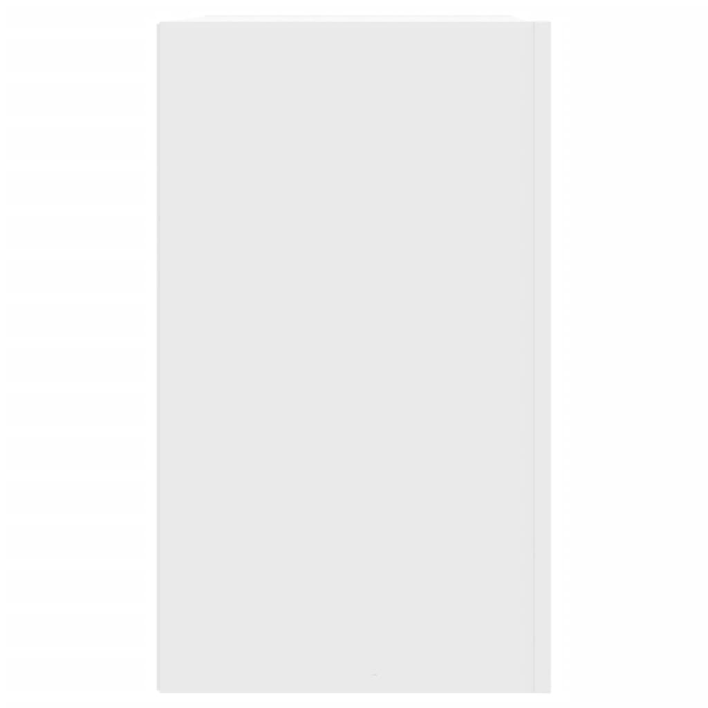 vidaXL Dulap de perete, alb, 75x35x60 cm, lemn prelucrat