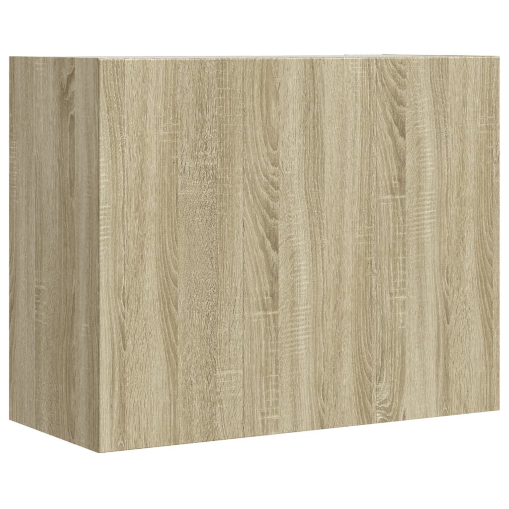 vidaXL Dulap de perete, stejar sonoma, 75x35x60 cm, lemn prelucrat vidaXL Dulap de perete, stejar sonoma, 75x35x60 cm, lemn prelucrat
