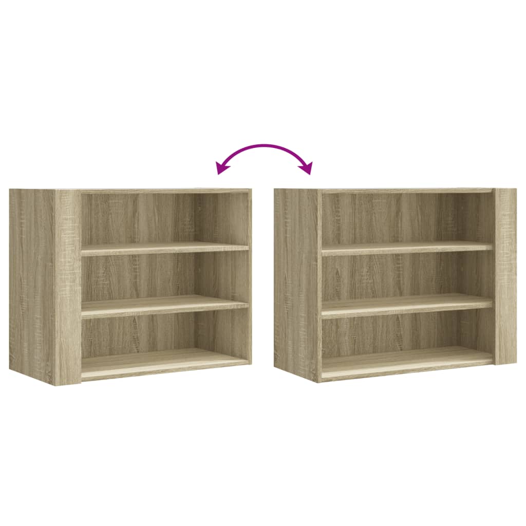 vidaXL Dulap de perete, stejar sonoma, 75x35x60 cm, lemn prelucrat vidaXL Dulap de perete, stejar sonoma, 75x35x60 cm, lemn prelucrat