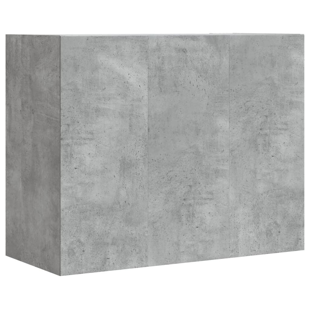 vidaXL Dulap de perete, gri beton, 75x35x60 cm, lemn prelucrat vidaXL Dulap de perete, gri beton, 75x35x60 cm, lemn prelucrat