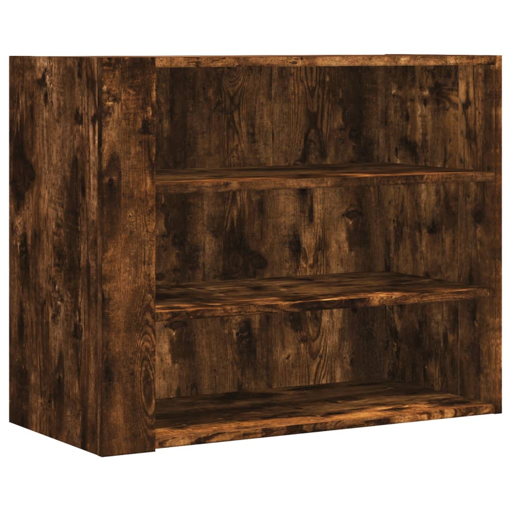 vidaXL Dulap de perete, stejar fumuriu, 75x35x60 cm, lemn prelucrat