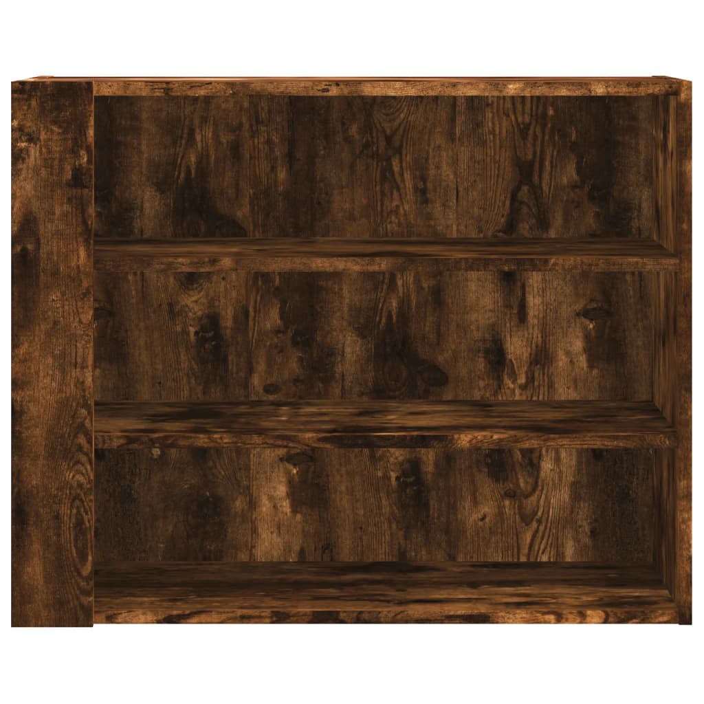 vidaXL Dulap de perete, stejar fumuriu, 75x35x60 cm, lemn prelucrat