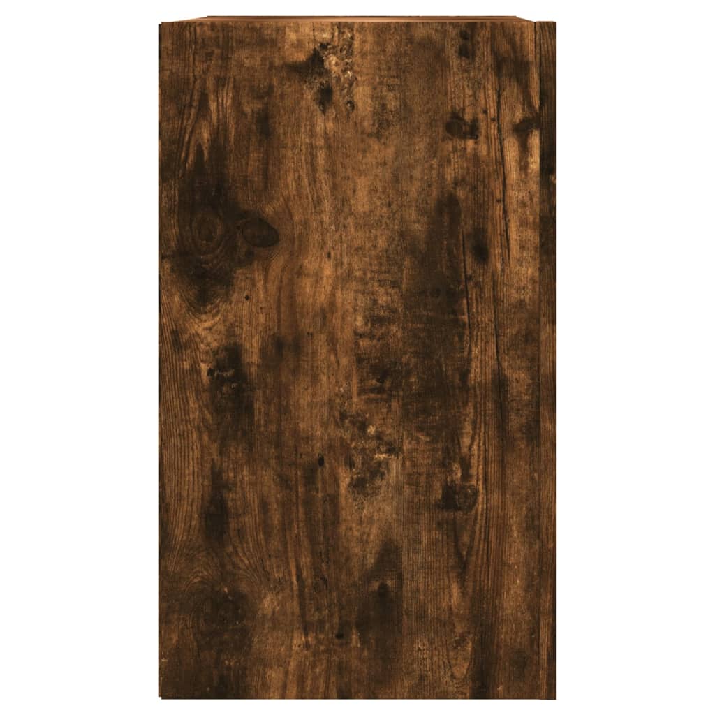 vidaXL Dulap de perete, stejar fumuriu, 75x35x60 cm, lemn prelucrat