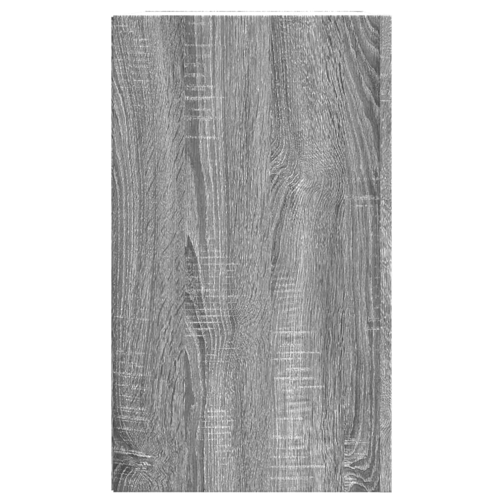 vidaXL Dulap de perete, gri sonoma, 75x35x60 cm, lemn compozit vidaXL Dulap de perete, gri sonoma, 75x35x60 cm, lemn compozit