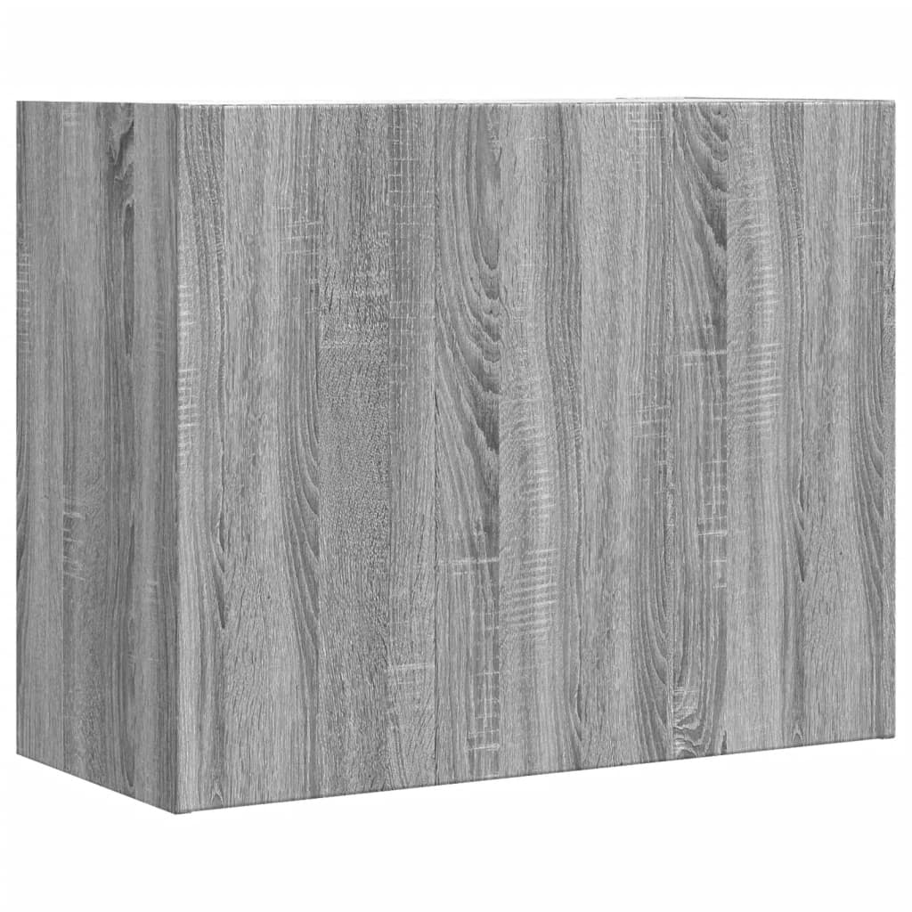 vidaXL Dulap de perete, gri sonoma, 75x35x60 cm, lemn compozit vidaXL Dulap de perete, gri sonoma, 75x35x60 cm, lemn compozit
