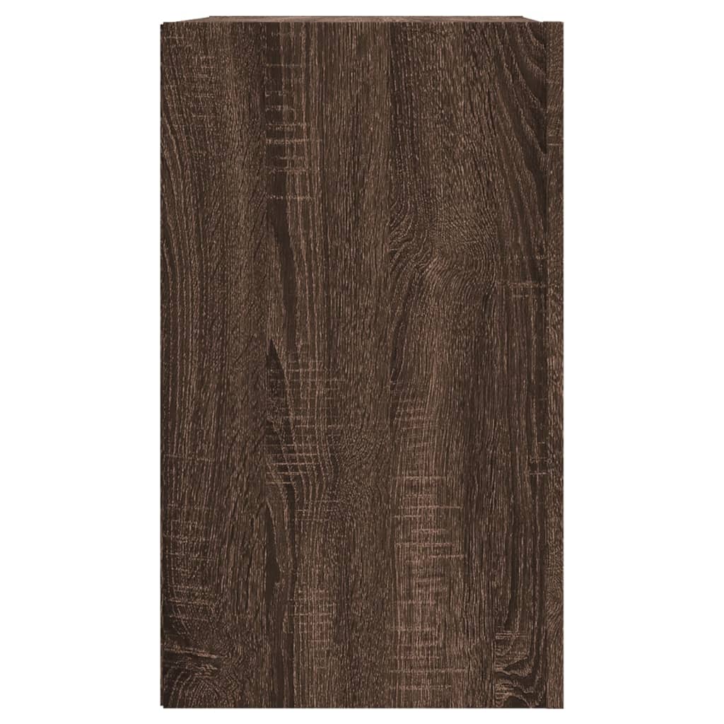 vidaXL Dulap de perete, stejar maro, 75x35x60 cm, lemn compozit vidaXL Dulap de perete, stejar maro, 75x35x60 cm, lemn compozit