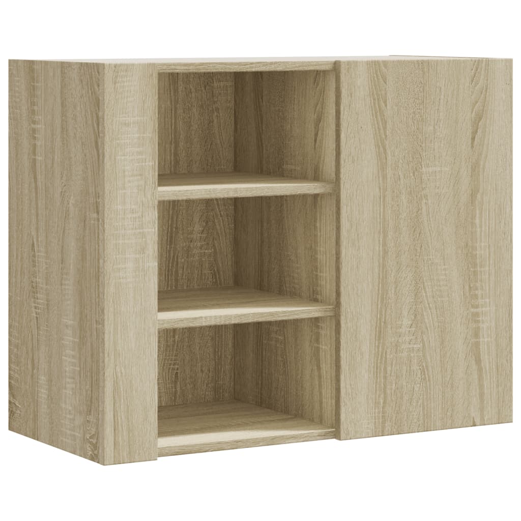 vidaXL Dulap de perete, stejar sonoma, 75x35x60 cm, lemn prelucrat vidaXL Dulap de perete, stejar sonoma, 75x35x60 cm, lemn prelucrat