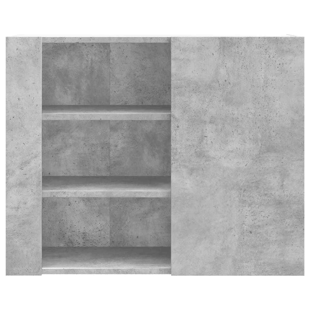 vidaXL Dulap de perete, gri beton, 75x35x60 cm, lemn prelucrat vidaXL Dulap de perete, gri beton, 75x35x60 cm, lemn prelucrat