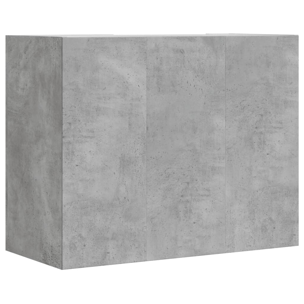 vidaXL Dulap de perete, gri beton, 75x35x60 cm, lemn prelucrat vidaXL Dulap de perete, gri beton, 75x35x60 cm, lemn prelucrat