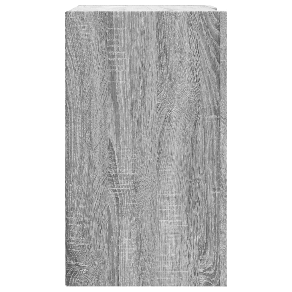 vidaXL Dulap de perete, gri sonoma, 75x35x60 cm, lemn compozit vidaXL Dulap de perete, gri sonoma, 75x35x60 cm, lemn compozit
