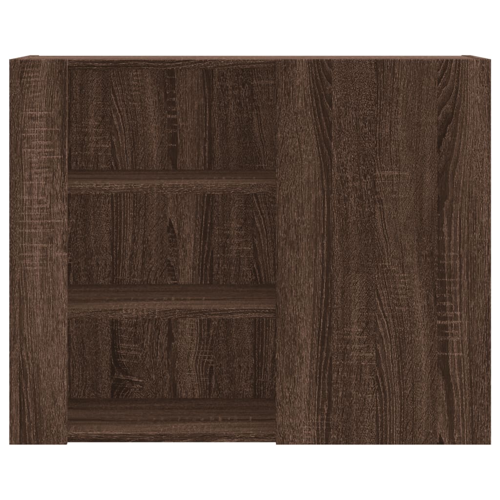 vidaXL Dulap de perete, stejar maro, 75x35x60 cm, lemn compozit vidaXL Dulap de perete, stejar maro, 75x35x60 cm, lemn compozit