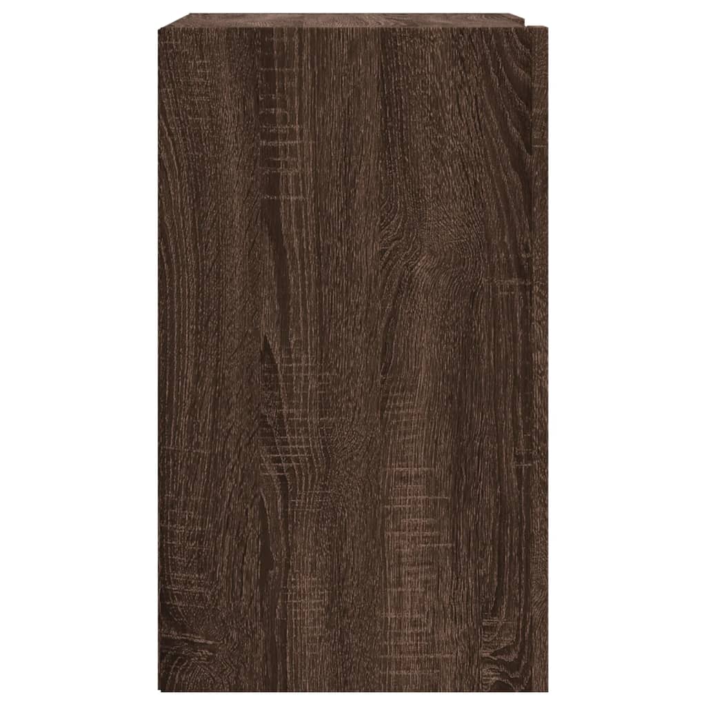 vidaXL Dulap de perete, stejar maro, 75x35x60 cm, lemn compozit vidaXL Dulap de perete, stejar maro, 75x35x60 cm, lemn compozit