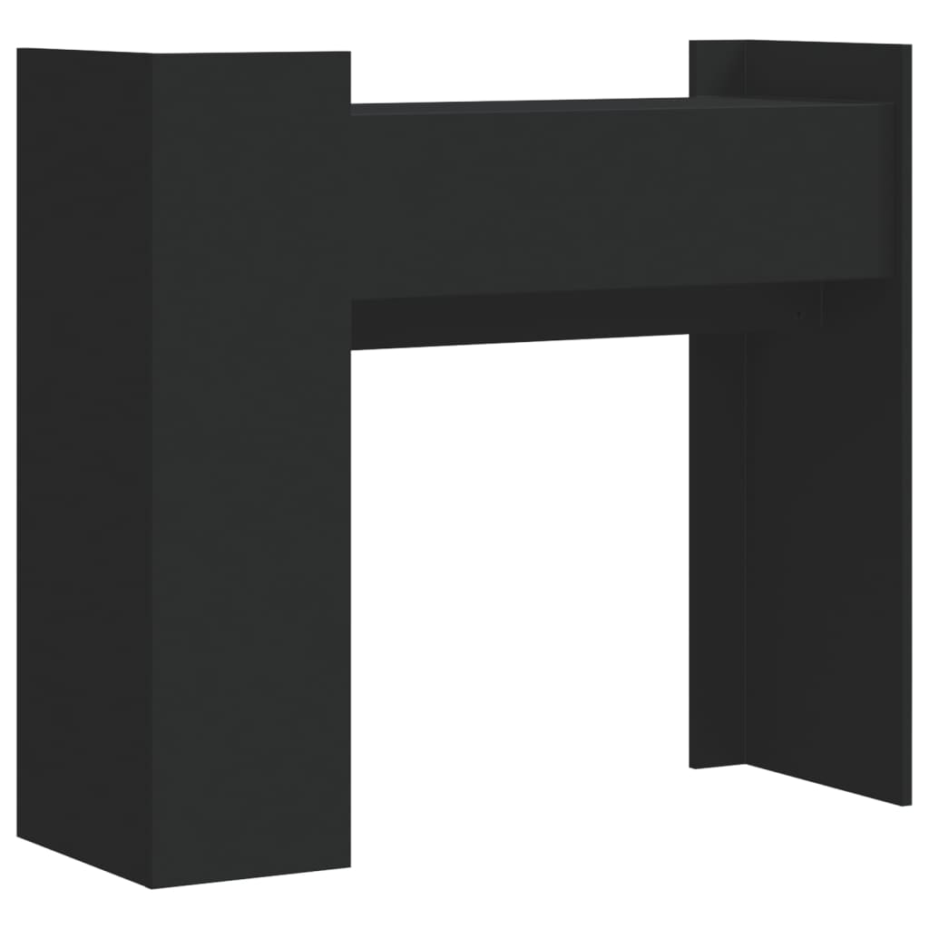 vidaXL Măsuță consolă, negru, 100x35x90 cm, lemn prelucrat vidaXL Măsuță consolă, negru, 100x35x90 cm, lemn prelucrat