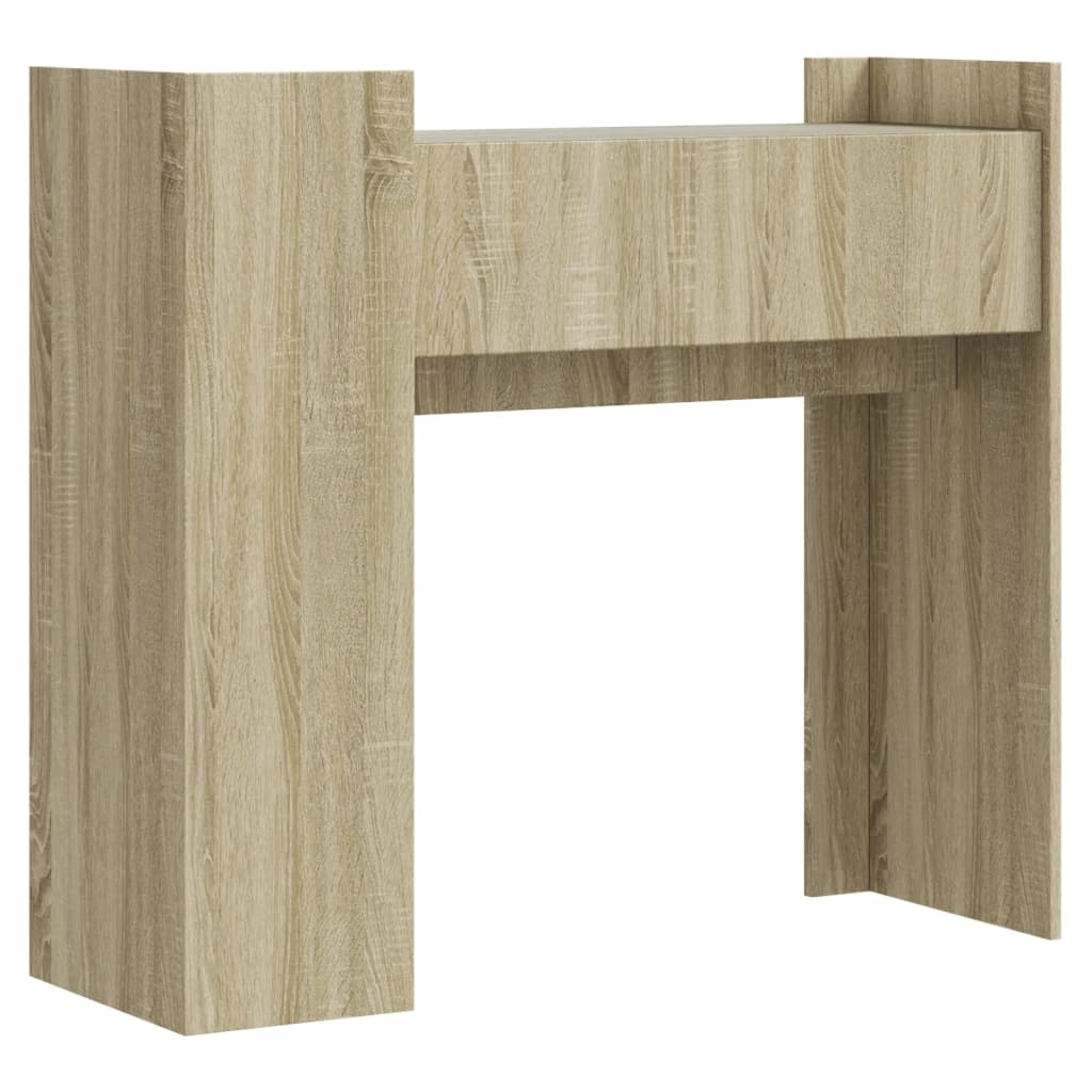 vidaXL Măsuță consolă, stejar sonoma, 100x35x90 cm, lemn prelucrat vidaXL Măsuță consolă, stejar sonoma, 100x35x90 cm, lemn prelucrat