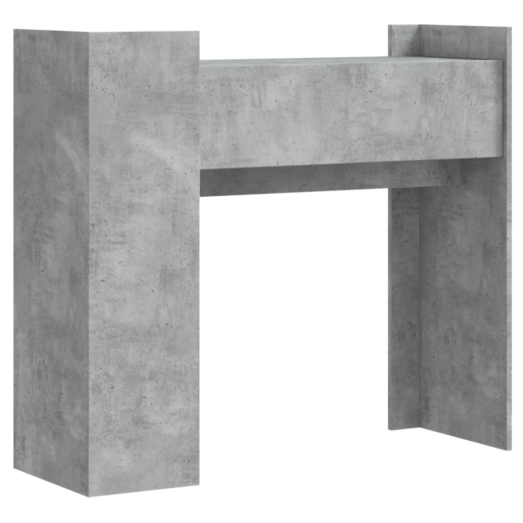 vidaXL Masă consolă, gri beton, 100x35x90 cm, lemn prelucrat