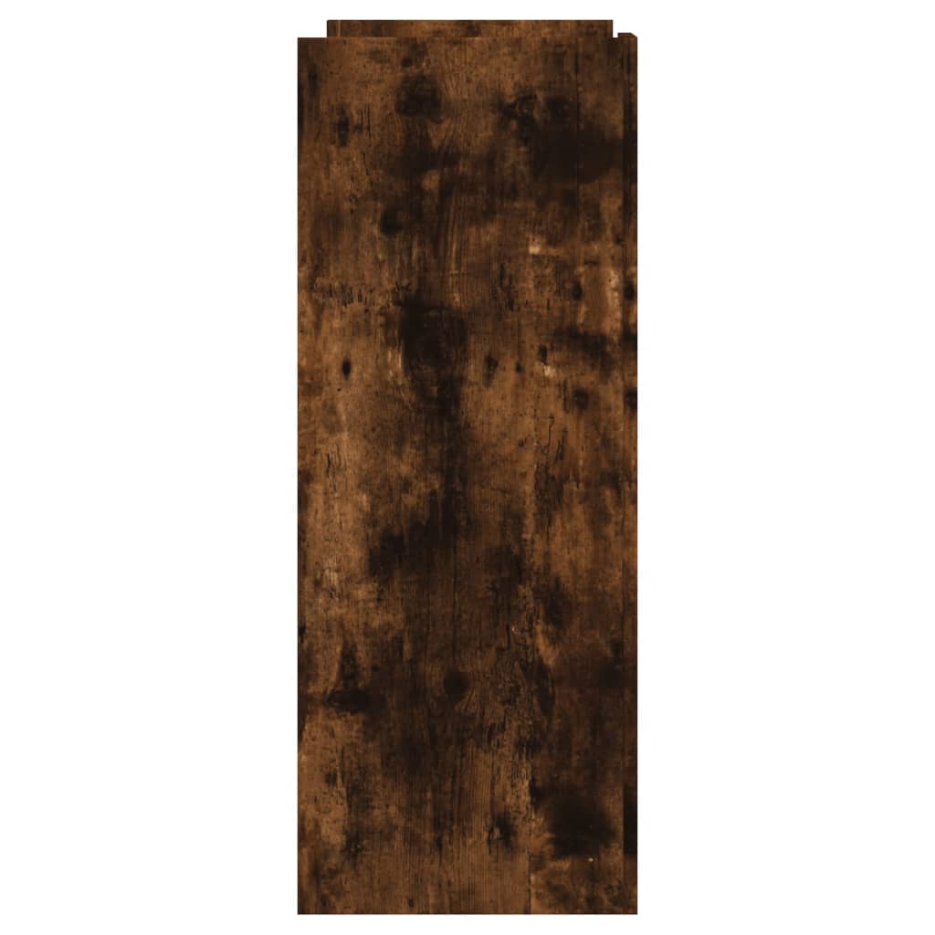 vidaXL Măsuță consolă, stejar fumuriu, 100x35x90 cm, lemn prelucrat vidaXL Măsuță consolă, stejar fumuriu, 100x35x90 cm, lemn prelucrat