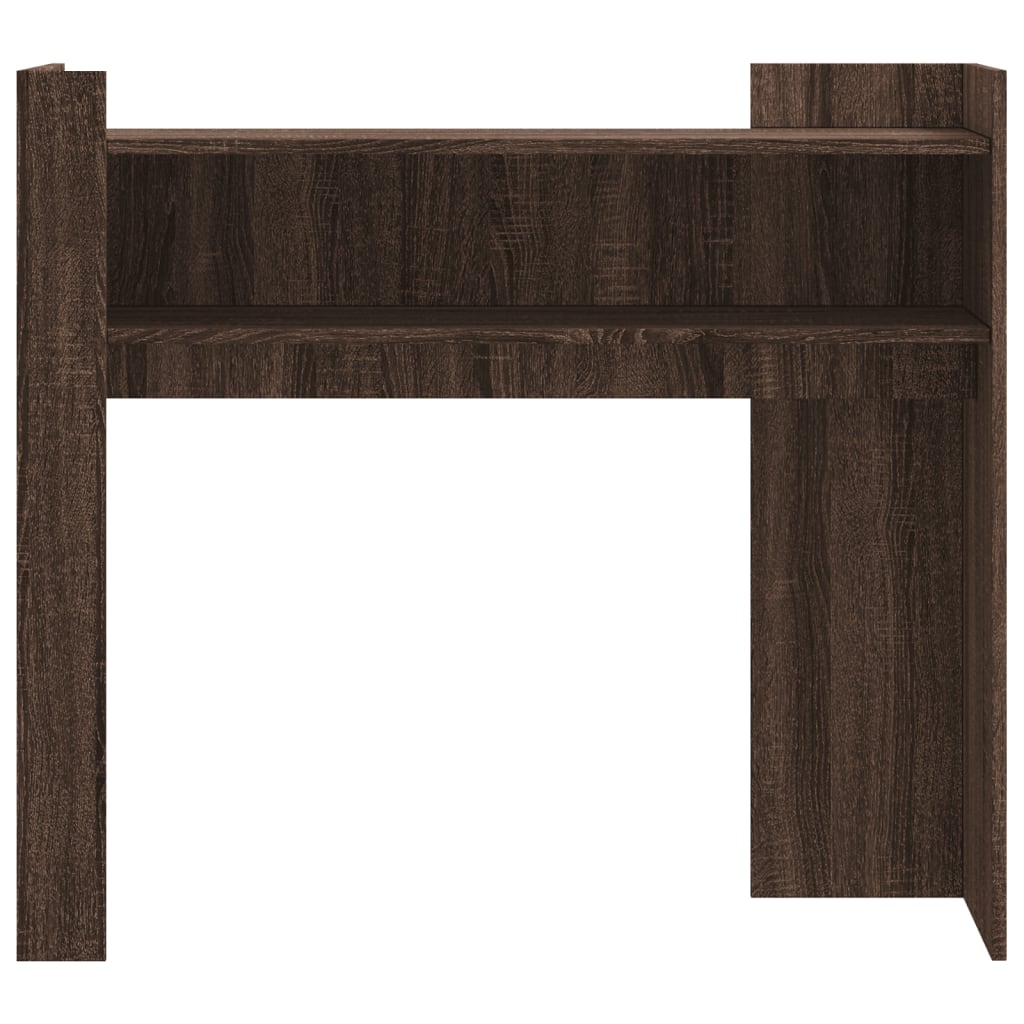 vidaXL Măsuță consolă, stejar maro, 100x35x90 cm, lemn prelucrat vidaXL Măsuță consolă, stejar maro, 100x35x90 cm, lemn prelucrat
