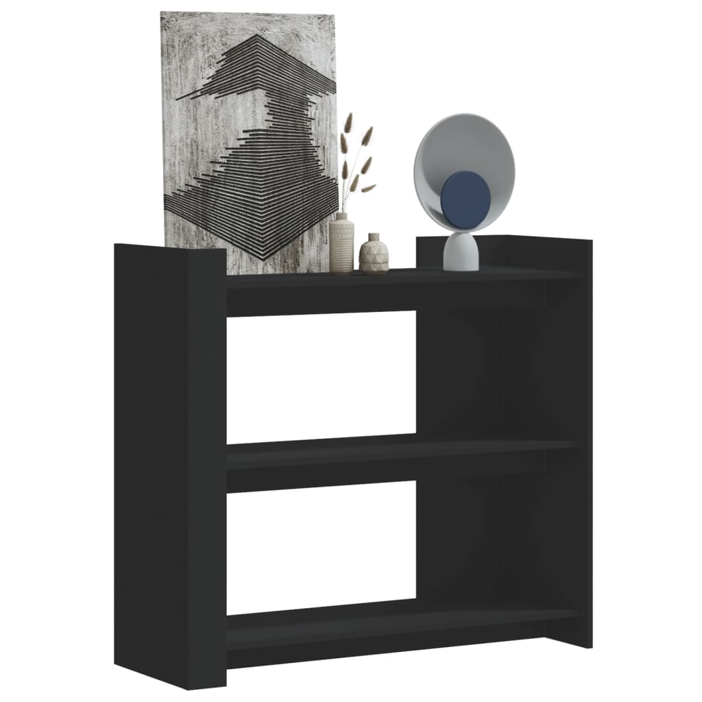 vidaXL Măsuță consolă, negru, 100x35x90 cm, lemn prelucrat vidaXL Măsuță consolă, negru, 100x35x90 cm, lemn prelucrat
