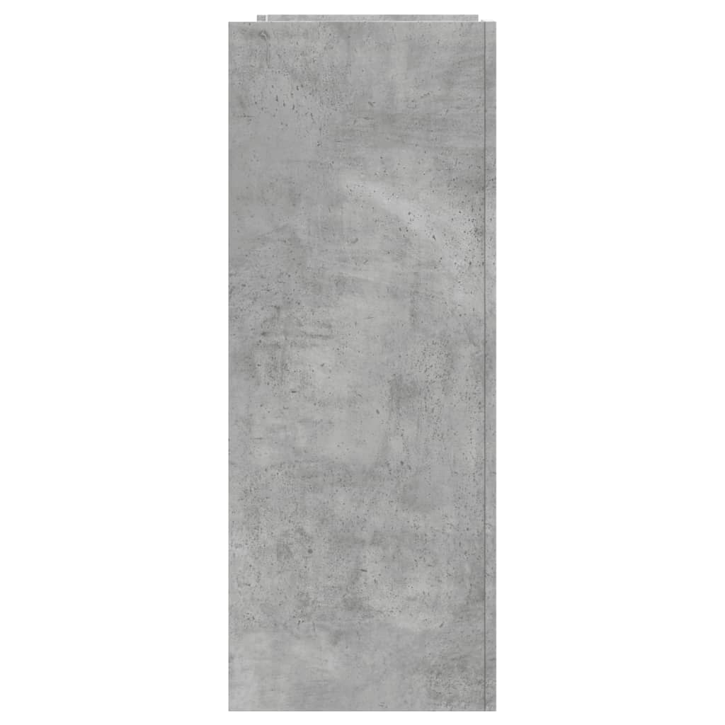 vidaXL Masă consolă, gri beton, 100x35x90 cm, lemn prelucrat