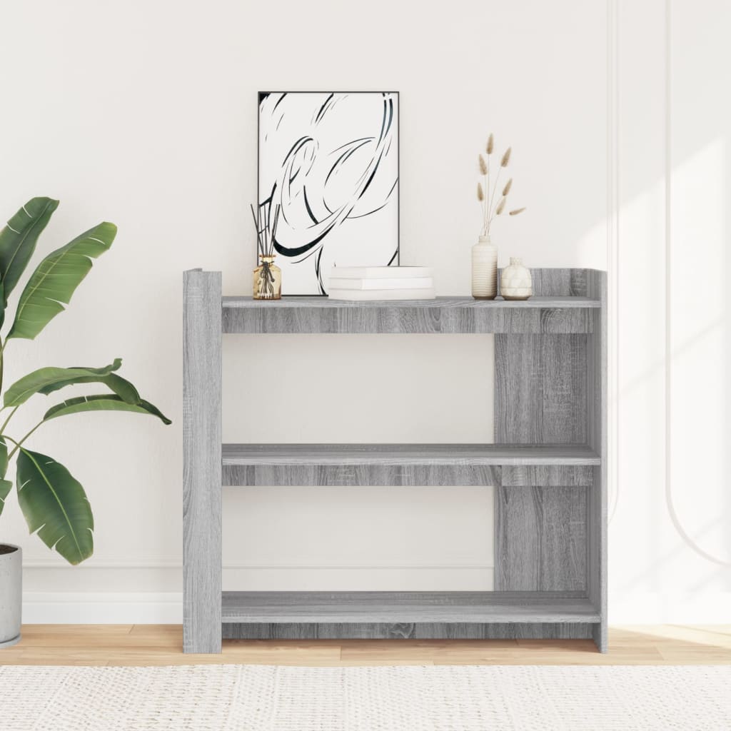 vidaXL Măsuță consolă, gri sonoma, 100x35x90 cm, lemn prelucrat vidaXL Măsuță consolă, gri sonoma, 100x35x90 cm, lemn prelucrat