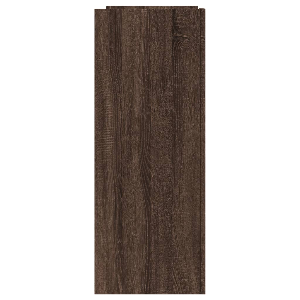 vidaXL Măsuță consolă, stejar maro, 100x35x90 cm, lemn prelucrat vidaXL Măsuță consolă, stejar maro, 100x35x90 cm, lemn prelucrat