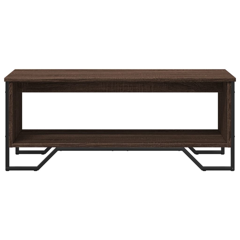 vidaXL Măsuță de cafea, stejar maro, 100x51x40 cm, lemn prelucrat vidaXL Măsuță de cafea, stejar maro, 100x51x40 cm, lemn prelucrat
