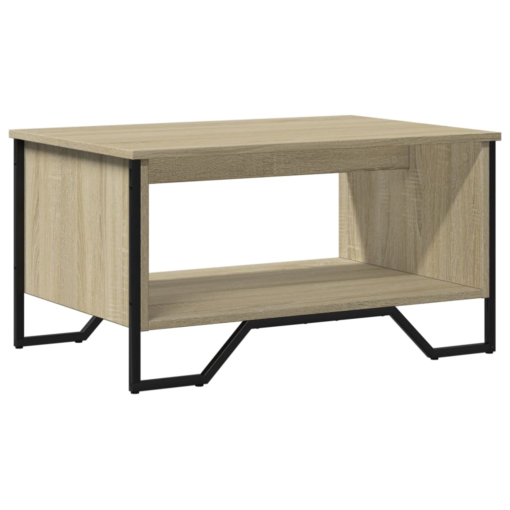 vidaXL Măsuță de cafea, stejar sonoma, 75x51x40 cm, lemn prelucrat vidaXL Măsuță de cafea, stejar sonoma, 75x51x40 cm, lemn prelucrat