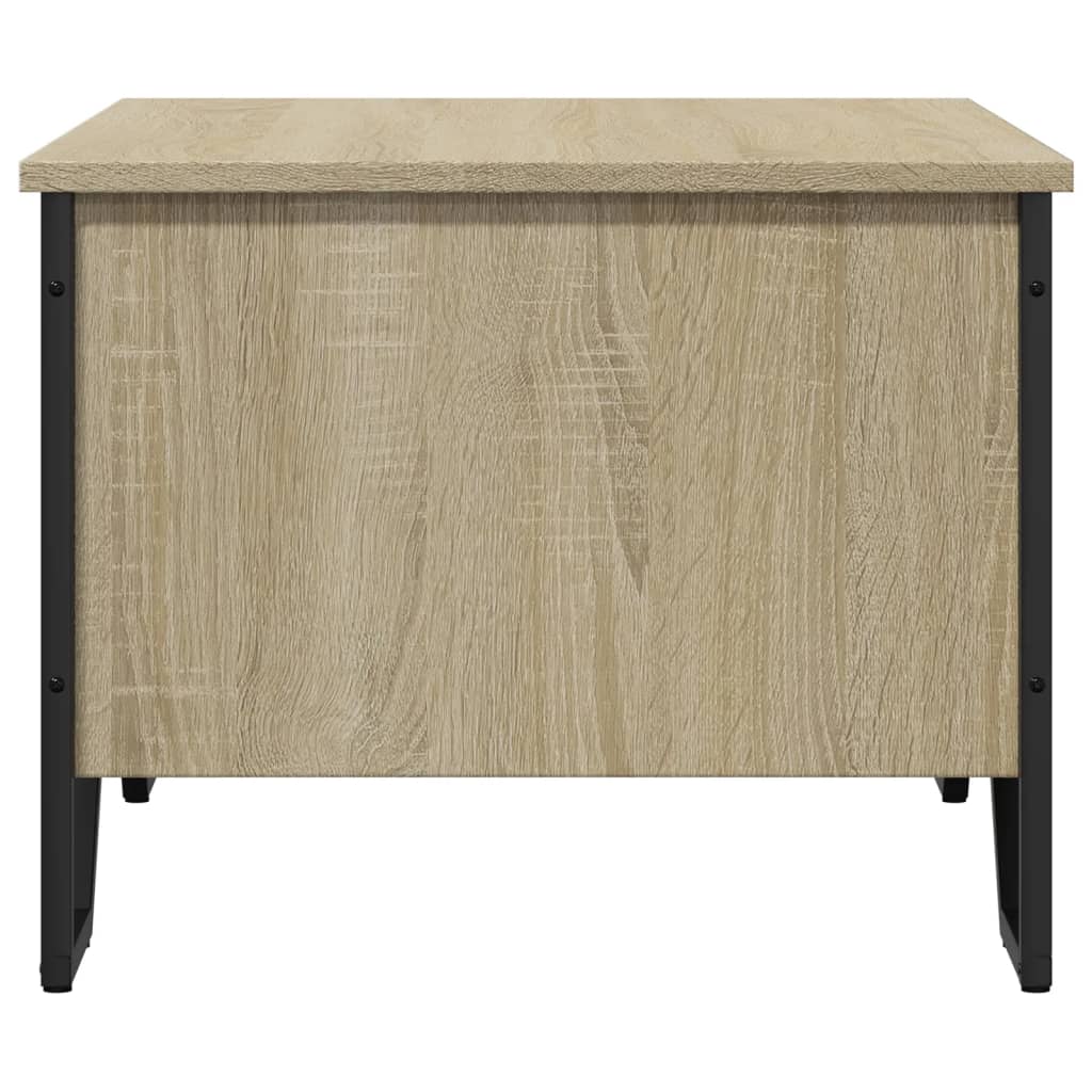 vidaXL Măsuță de cafea, stejar sonoma, 75x51x40 cm, lemn prelucrat vidaXL Măsuță de cafea, stejar sonoma, 75x51x40 cm, lemn prelucrat