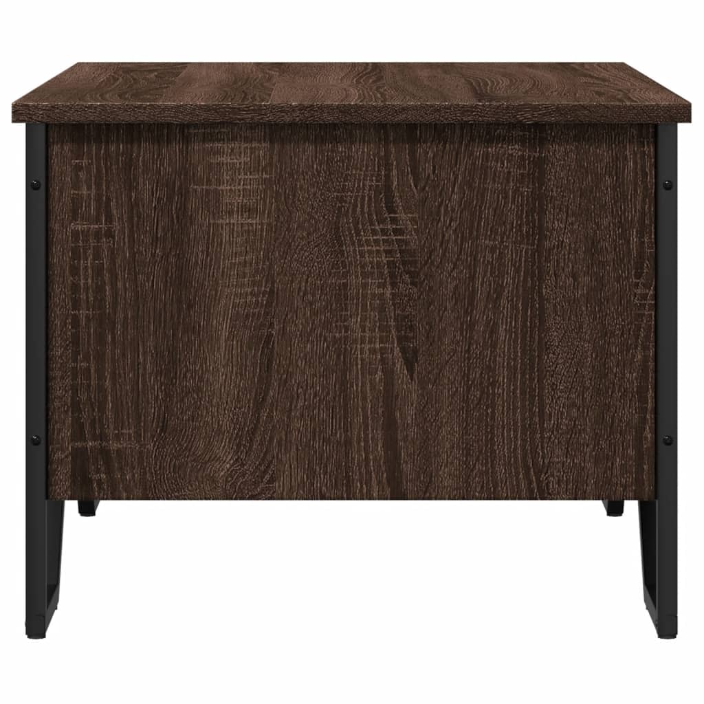 vidaXL Măsuță de cafea, stejar maro, 75x51x40 cm, lemn prelucrat vidaXL Măsuță de cafea, stejar maro, 75x51x40 cm, lemn prelucrat