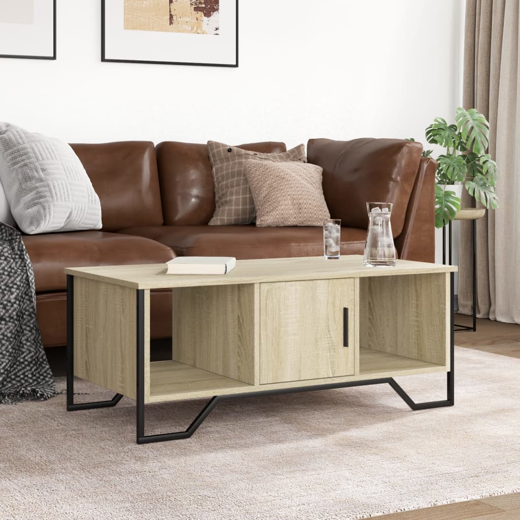 vidaXL Măsuță de cafea, stejar sonoma, 100x51x40 cm, lemn prelucrat vidaXL Măsuță de cafea, stejar sonoma, 100x51x40 cm, lemn prelucrat