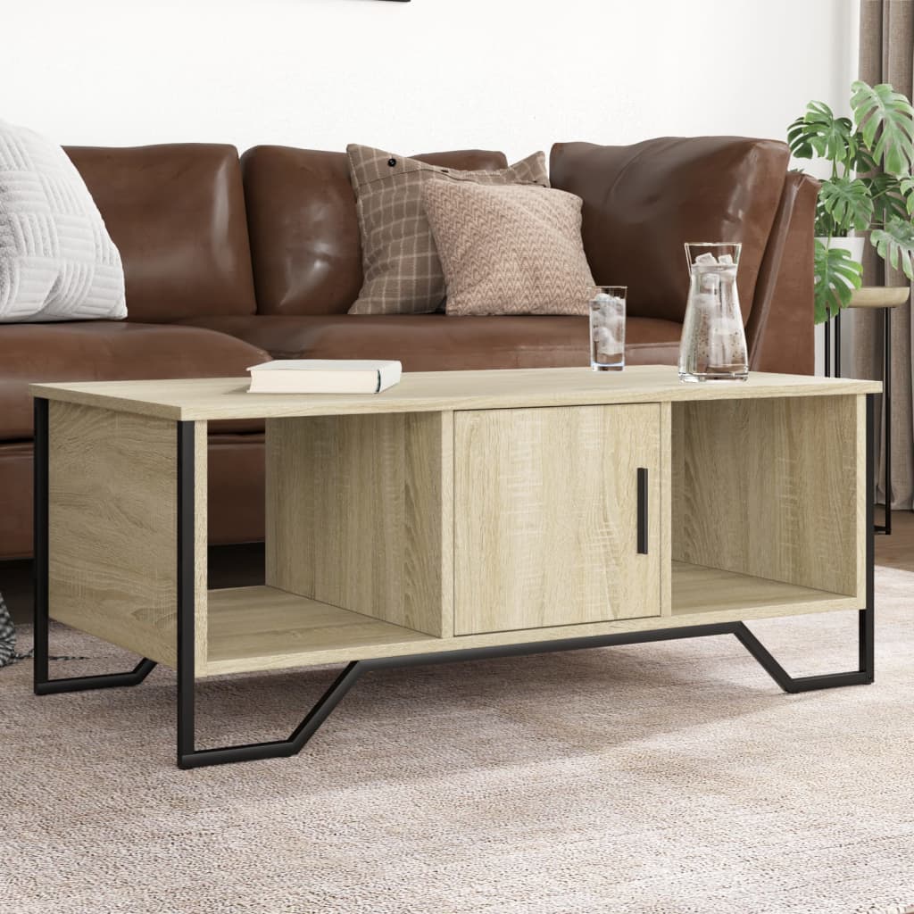 vidaXL Măsuță de cafea, stejar sonoma, 100x51x40 cm, lemn prelucrat vidaXL Măsuță de cafea, stejar sonoma, 100x51x40 cm, lemn prelucrat