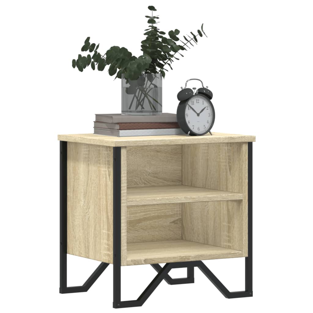vidaXL Noptiere, 2 buc., stejar Sonoma, 40x30x40 cm, lemn prelucrat vidaXL Noptiere, 2 buc., stejar Sonoma, 40x30x40 cm, lemn prelucrat