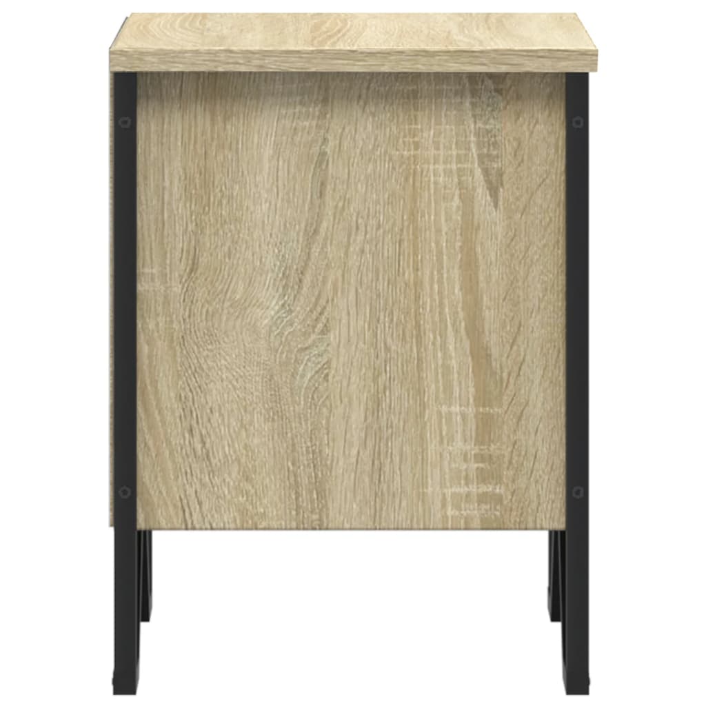 vidaXL Noptiere, 2 buc., stejar Sonoma, 40x30x40 cm, lemn prelucrat vidaXL Noptiere, 2 buc., stejar Sonoma, 40x30x40 cm, lemn prelucrat