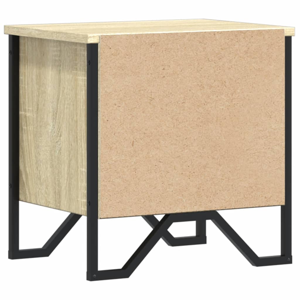 vidaXL Noptiere, 2 buc., stejar Sonoma, 40x30x40 cm, lemn prelucrat vidaXL Noptiere, 2 buc., stejar Sonoma, 40x30x40 cm, lemn prelucrat