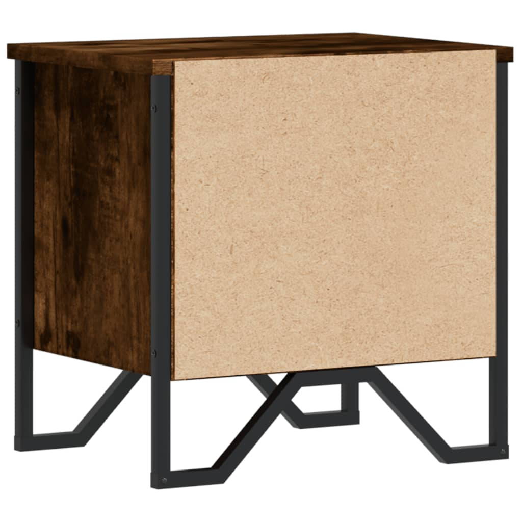 vidaXL Noptiere, 2 buc., stejar fumuriu, 40x30x40 cm, lemn prelucrat vidaXL Noptiere, 2 buc., stejar fumuriu, 40x30x40 cm, lemn prelucrat