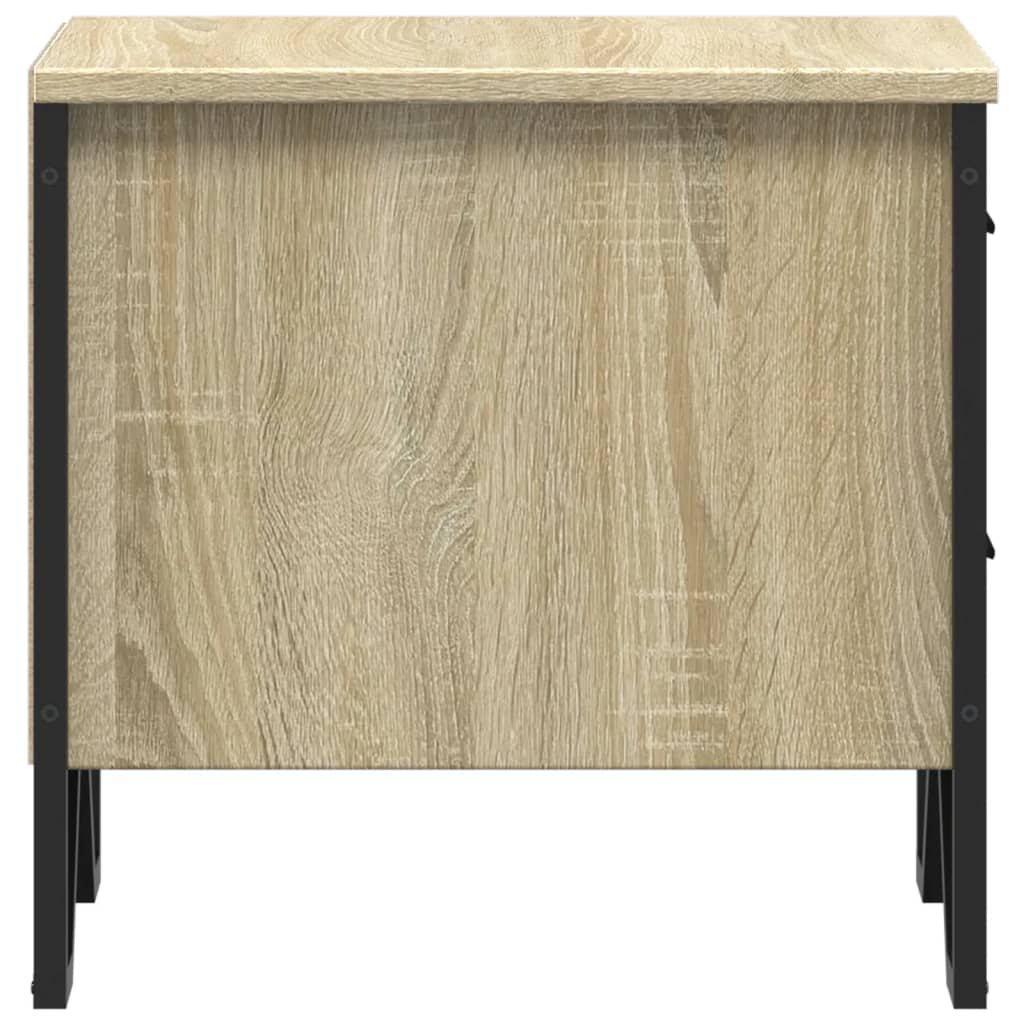 vidaXL Noptiere, 2 buc., stejar sonoma, 40x41x40 cm, lemn prelucrat vidaXL Noptiere, 2 buc., stejar sonoma, 40x41x40 cm, lemn prelucrat