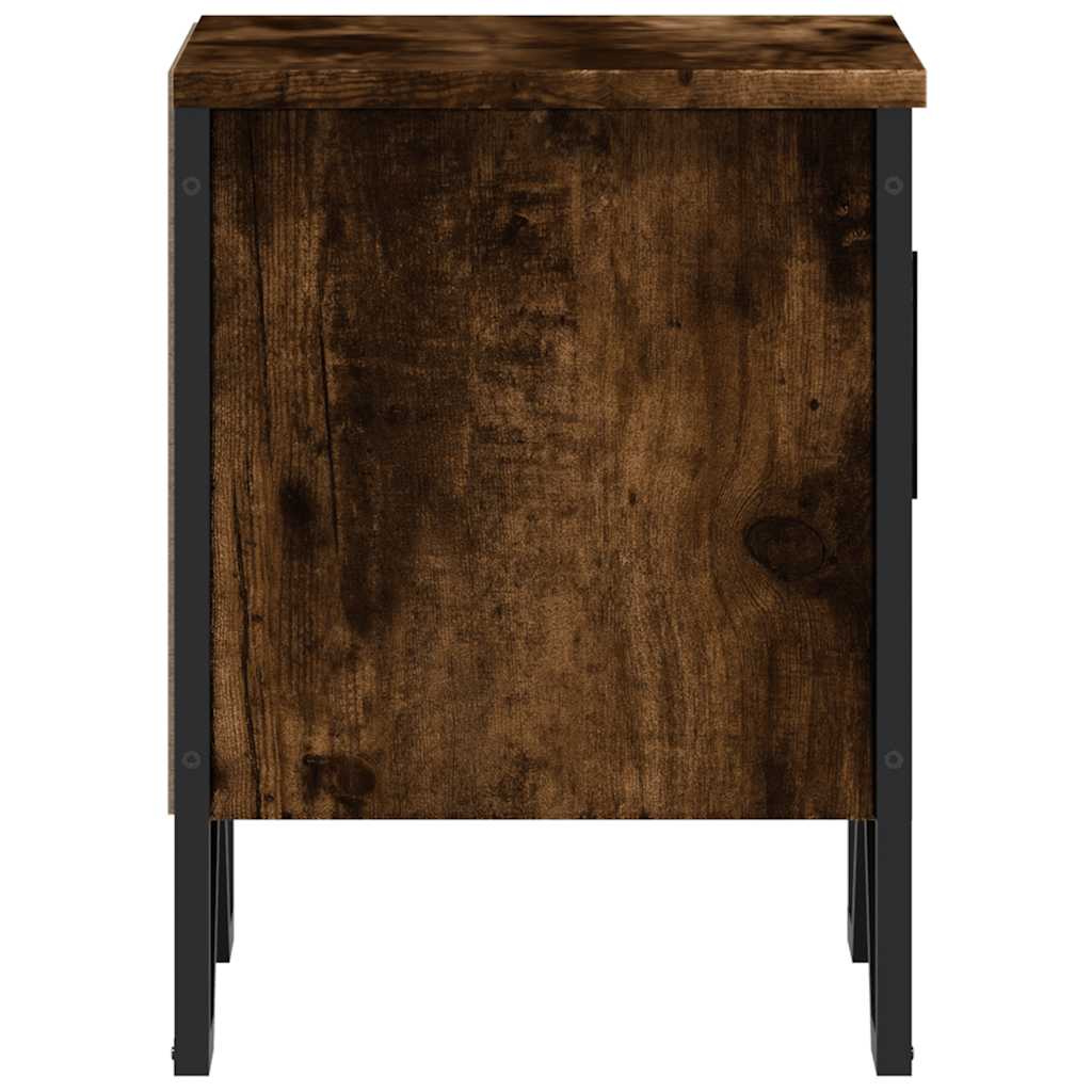 vidaXL Noptiere, 2 buc., stejar fumuriu, 40x30x40 cm, lemn prelucrat vidaXL Noptiere, 2 buc., stejar fumuriu, 40x30x40 cm, lemn prelucrat