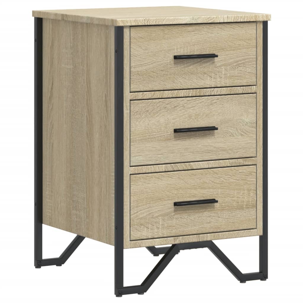 vidaXL Noptieră, stejar sonoma, 40x41x60 cm, lemn prelucrat vidaXL Noptieră, stejar sonoma, 40x41x60 cm, lemn prelucrat