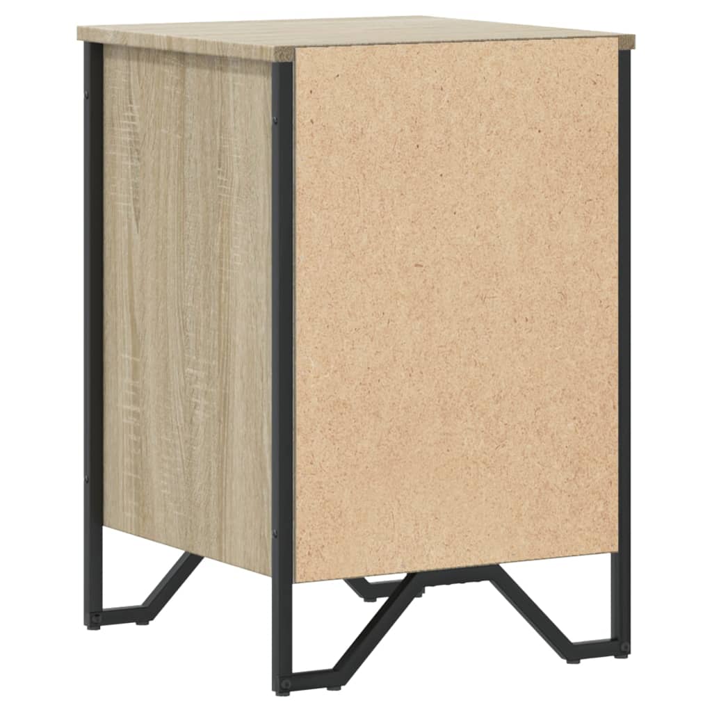 vidaXL Noptieră, stejar sonoma, 40x41x60 cm, lemn prelucrat vidaXL Noptieră, stejar sonoma, 40x41x60 cm, lemn prelucrat