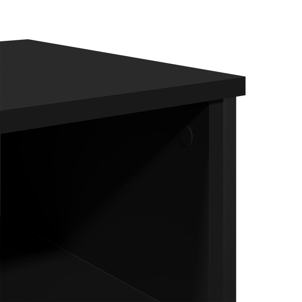 vidaXL Măsuță consolă, negru, 100x35x74,5 cm, lemn prelucrat vidaXL Măsuță consolă, negru, 100x35x74,5 cm, lemn prelucrat