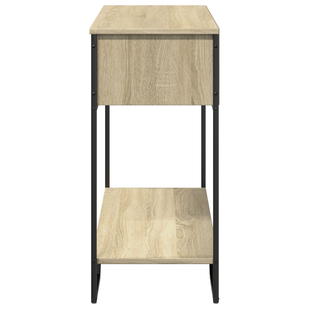 vidaXL Măsuță consolă, stejar sonoma, 100x35x74,5 cm, lemn prelucrat vidaXL Măsuță consolă, stejar sonoma, 100x35x74,5 cm, lemn prelucrat