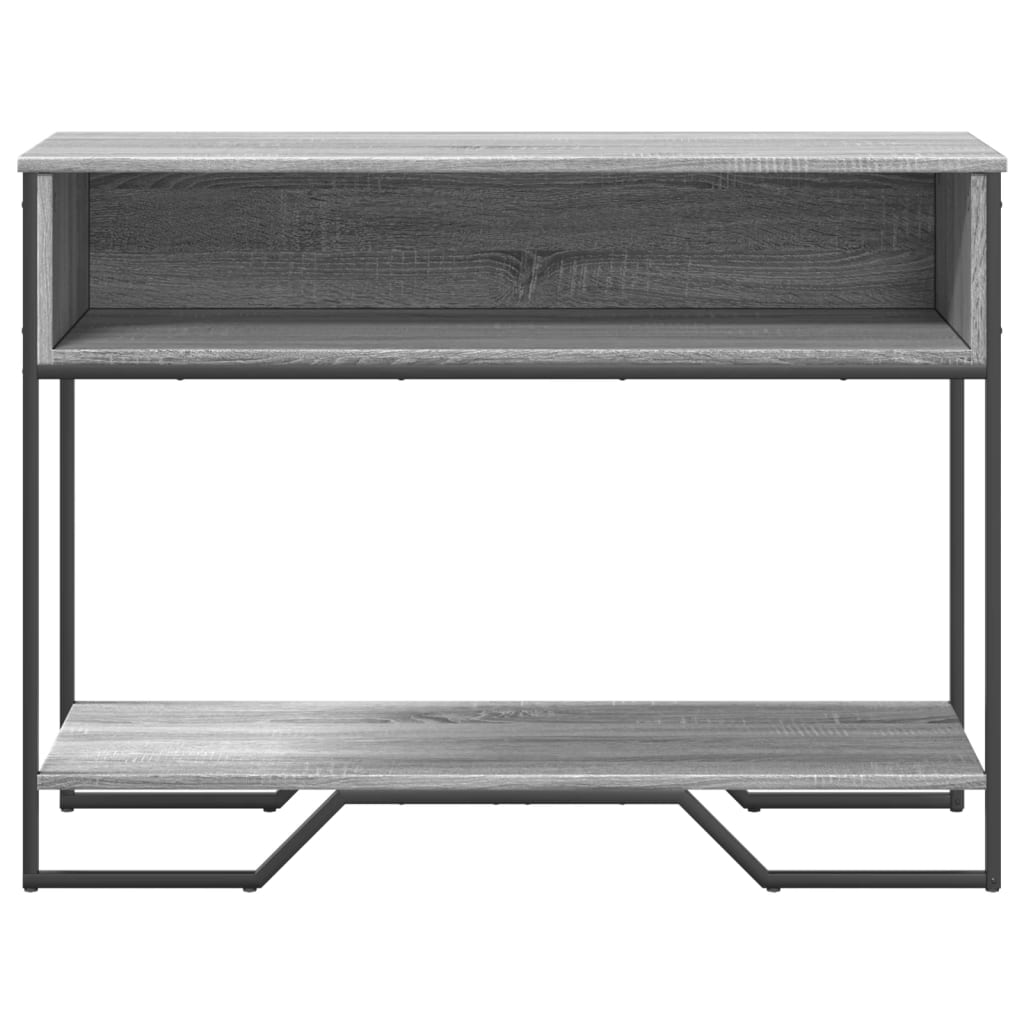 vidaXL Măsuță consolă, gri sonoma, 100x35x74,5 cm, lemn prelucrat vidaXL Măsuță consolă, gri sonoma, 100x35x74,5 cm, lemn prelucrat