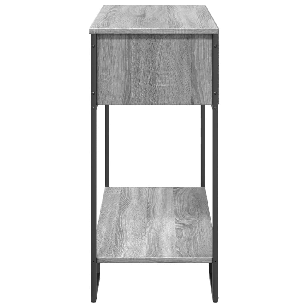 vidaXL Măsuță consolă, gri sonoma, 100x35x74,5 cm, lemn prelucrat vidaXL Măsuță consolă, gri sonoma, 100x35x74,5 cm, lemn prelucrat