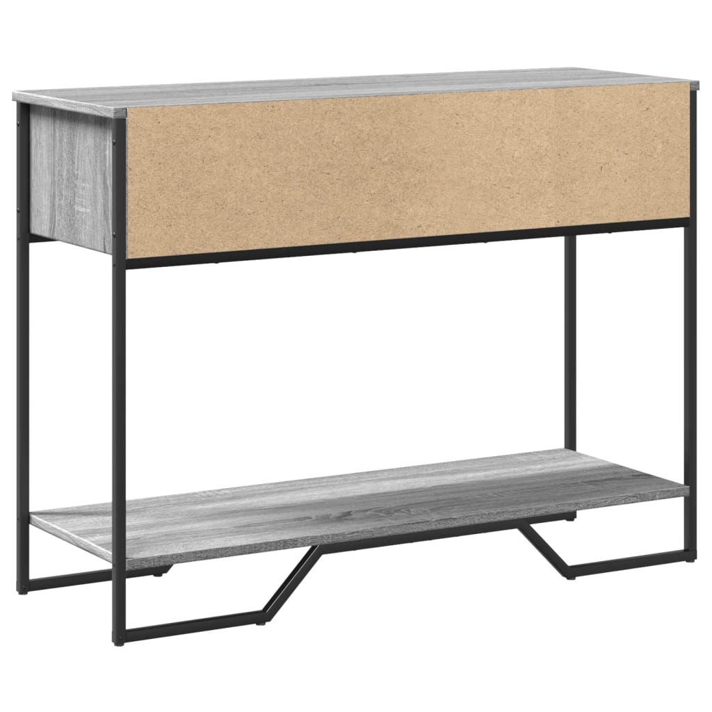 vidaXL Măsuță consolă, gri sonoma, 100x35x74,5 cm, lemn prelucrat vidaXL Măsuță consolă, gri sonoma, 100x35x74,5 cm, lemn prelucrat