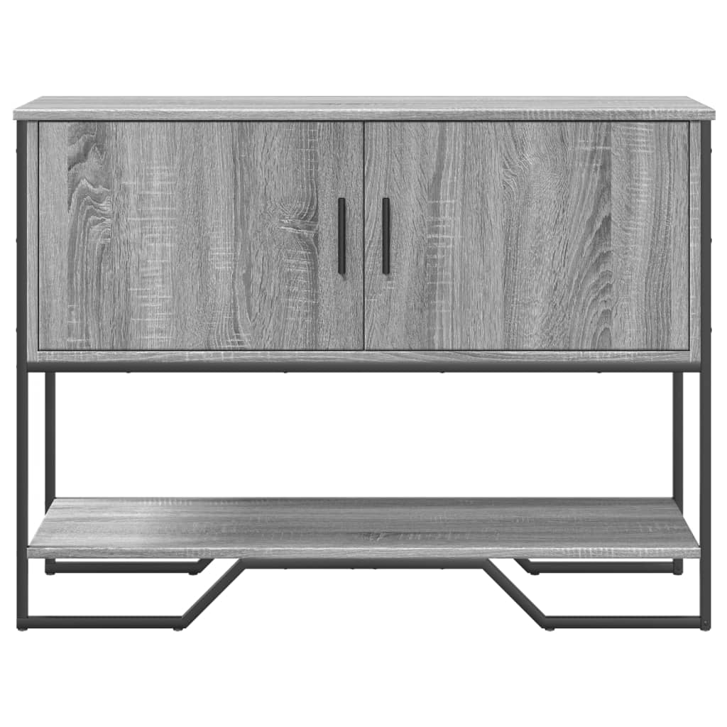vidaXL Măsuță consolă, gri sonoma, 100x35x74,5 cm, lemn prelucrat vidaXL Măsuță consolă, gri sonoma, 100x35x74,5 cm, lemn prelucrat