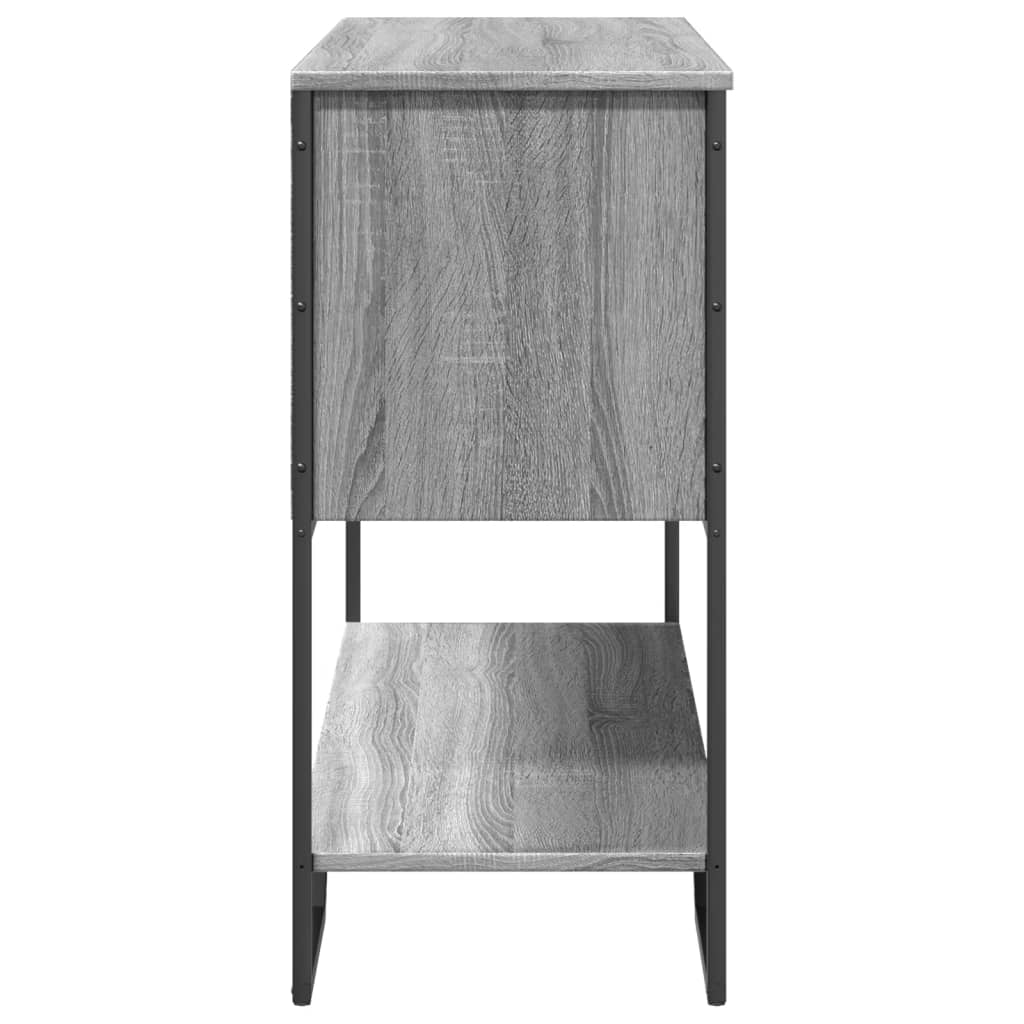 vidaXL Măsuță consolă, gri sonoma, 100x35x74,5 cm, lemn prelucrat vidaXL Măsuță consolă, gri sonoma, 100x35x74,5 cm, lemn prelucrat